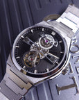 Bonest Gatti Engraved Dial Integrated Strap Automatic Watch - BG8014-S2
