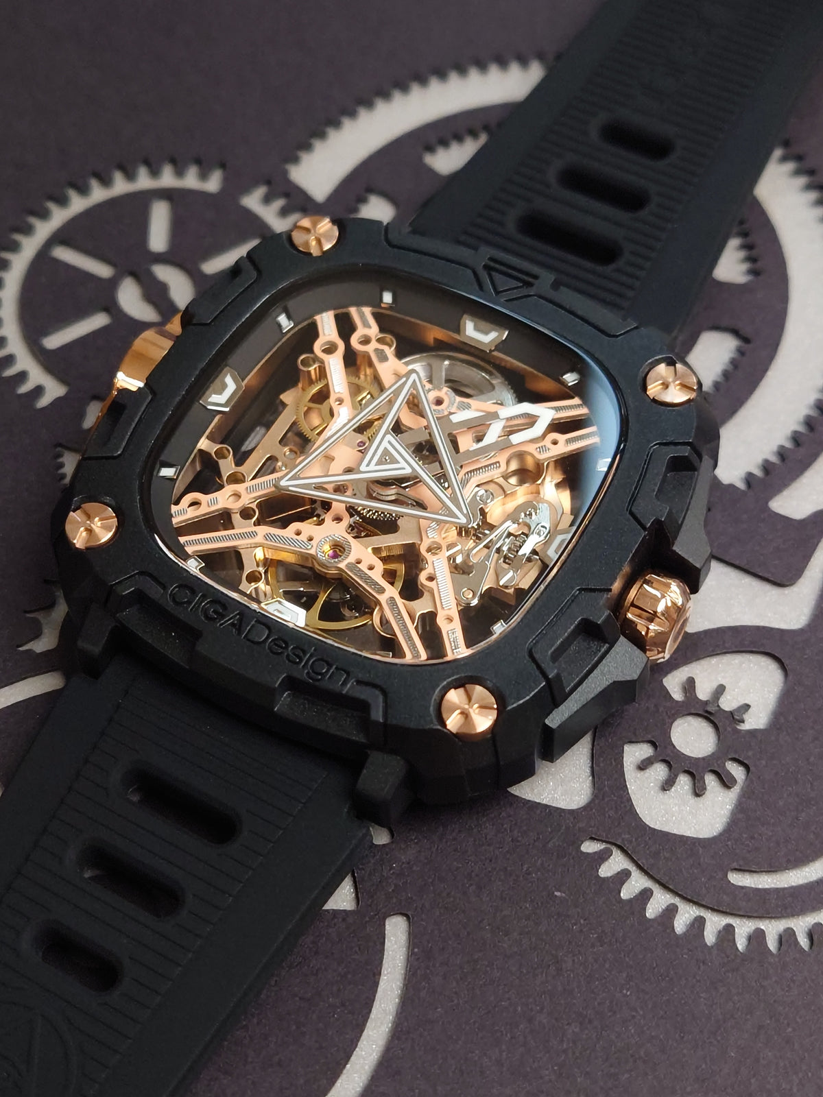 Ciga Design Bioceramic - Rose Gold X051-BR01-W5B