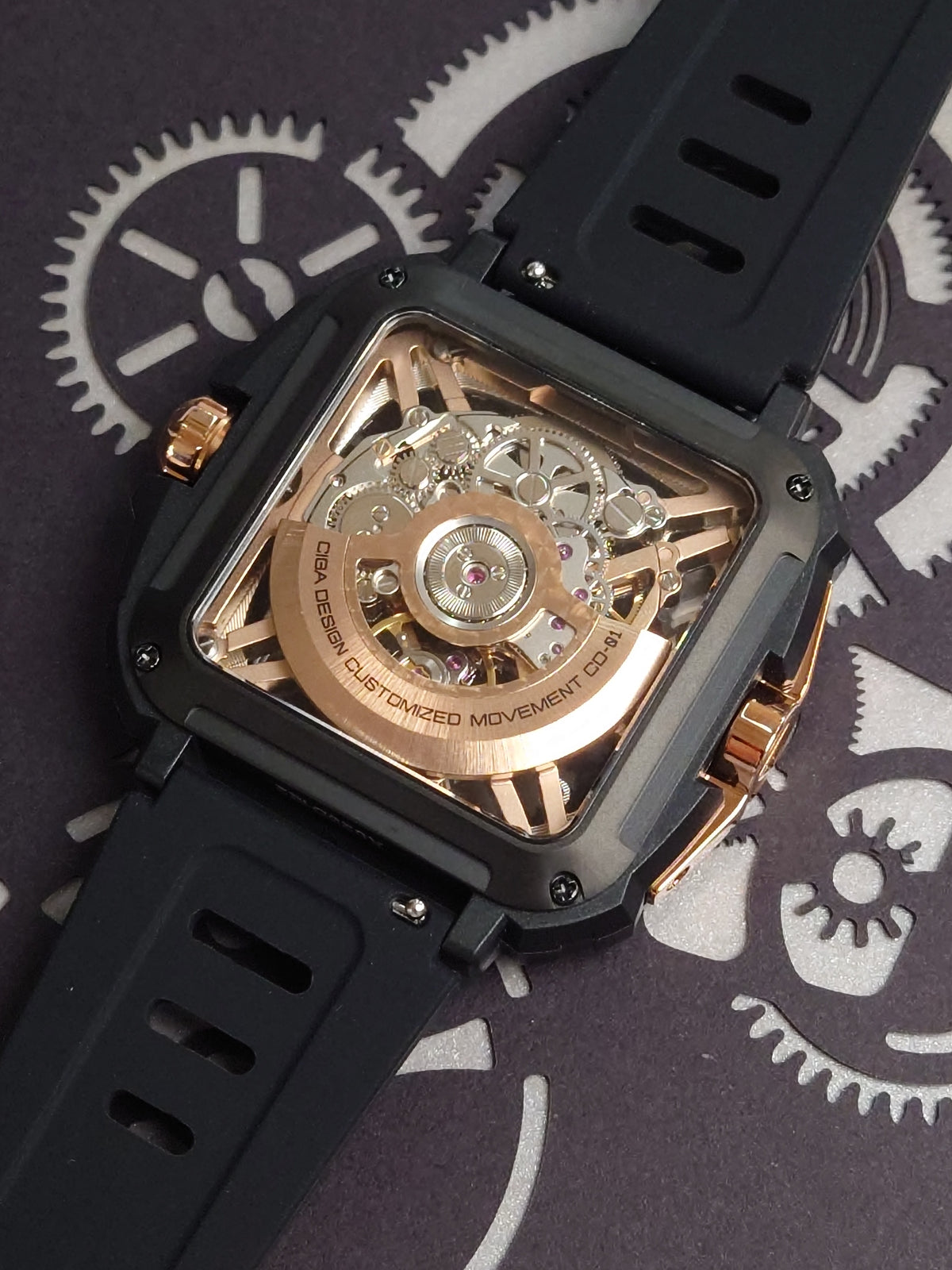 Ciga Design Bioceramic - Rose Gold X051-BR01-W5B