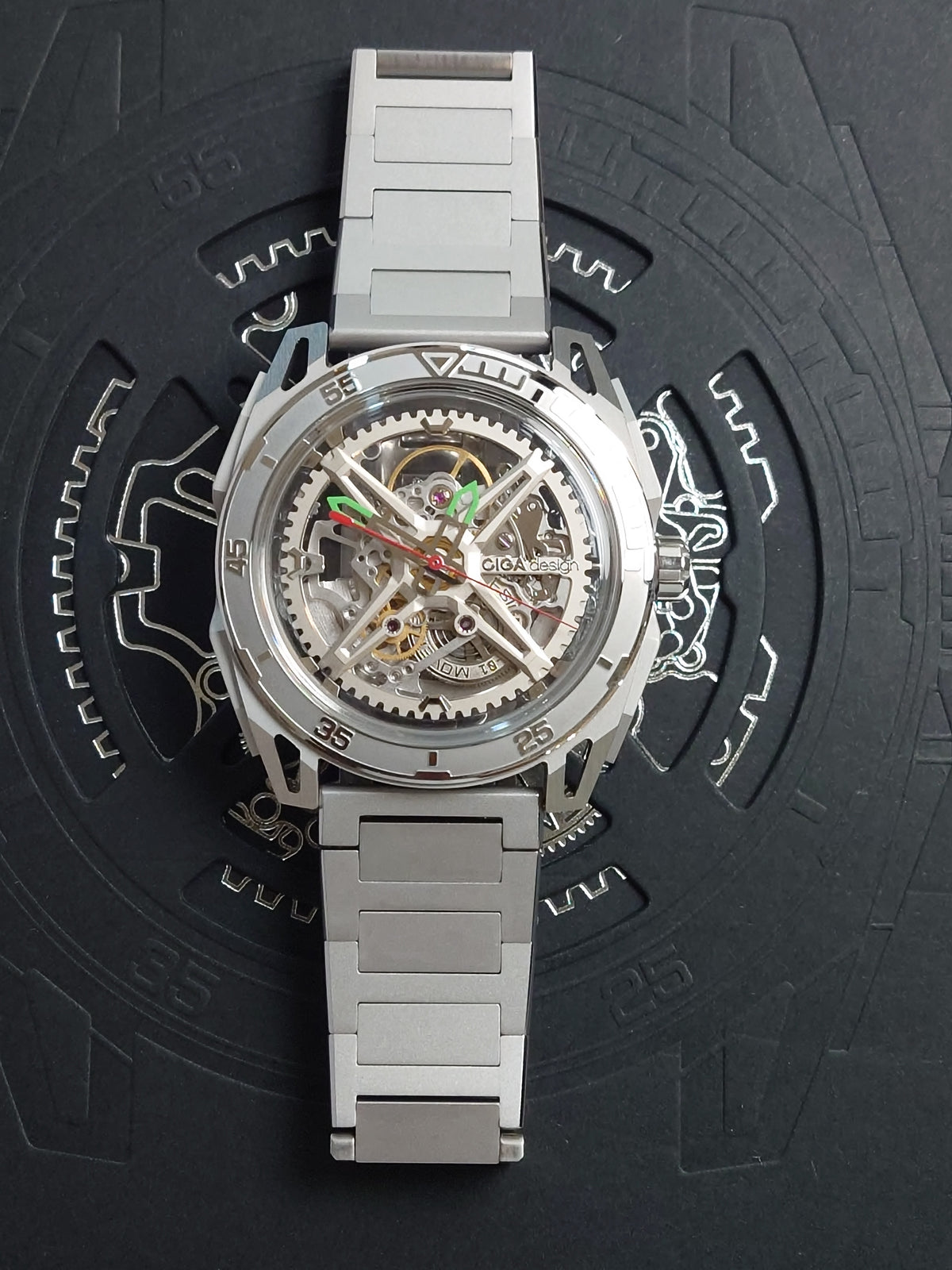 Ciga Design Falcon Automatic Watch - Z039-SS01-1S silver