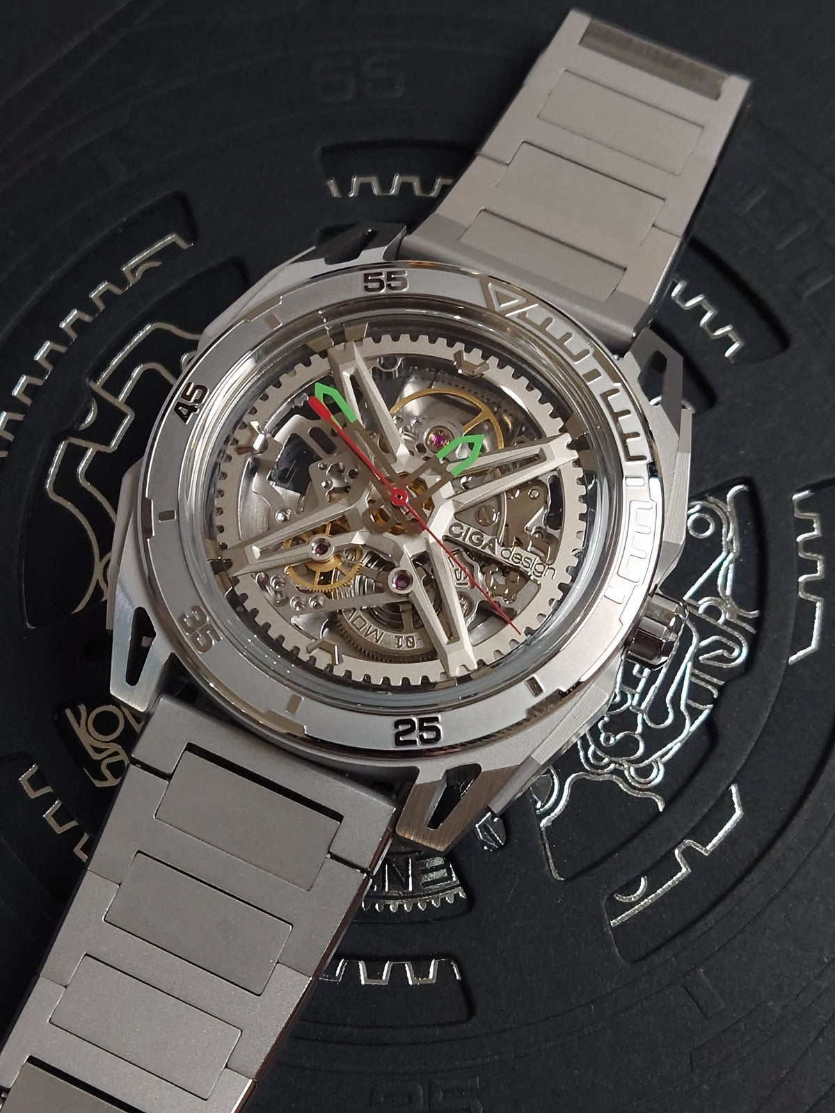 Ciga Design Falcon Automatic Watch - Z039-SS01-1S silver