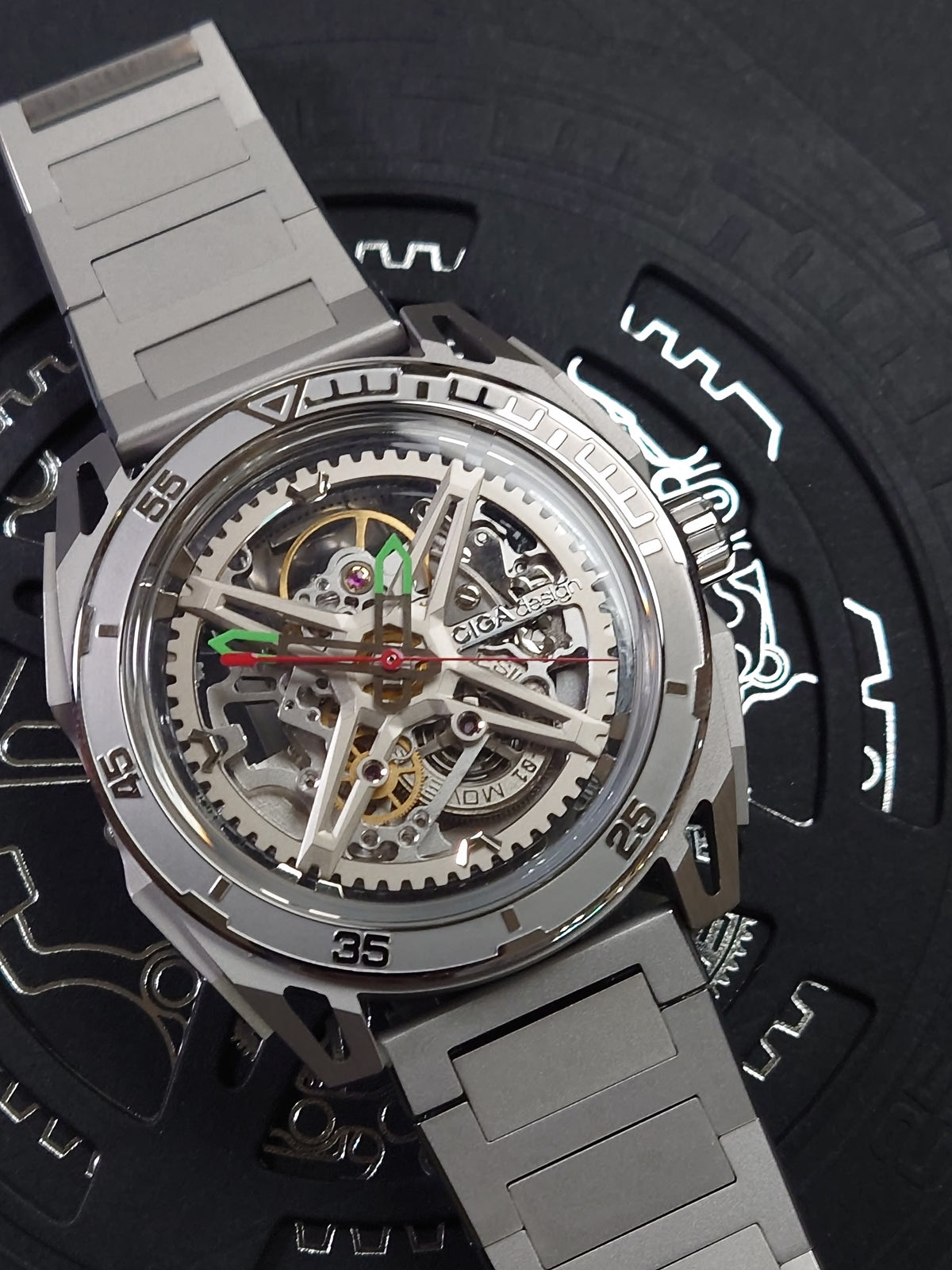 Ciga Design Falcon Automatic Watch - Z039-SS01-1S silver
