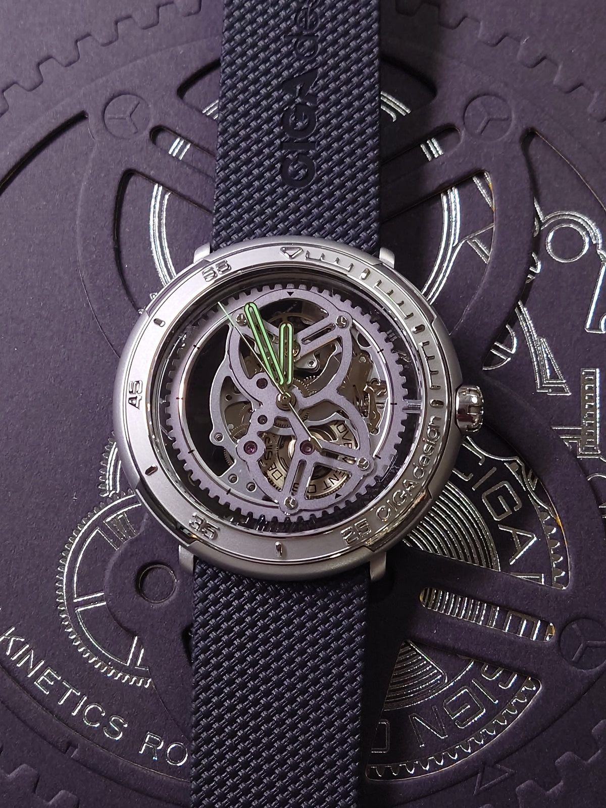 CIGA design Vector Automatic Watch - stainless steel case V011-SISI-6B