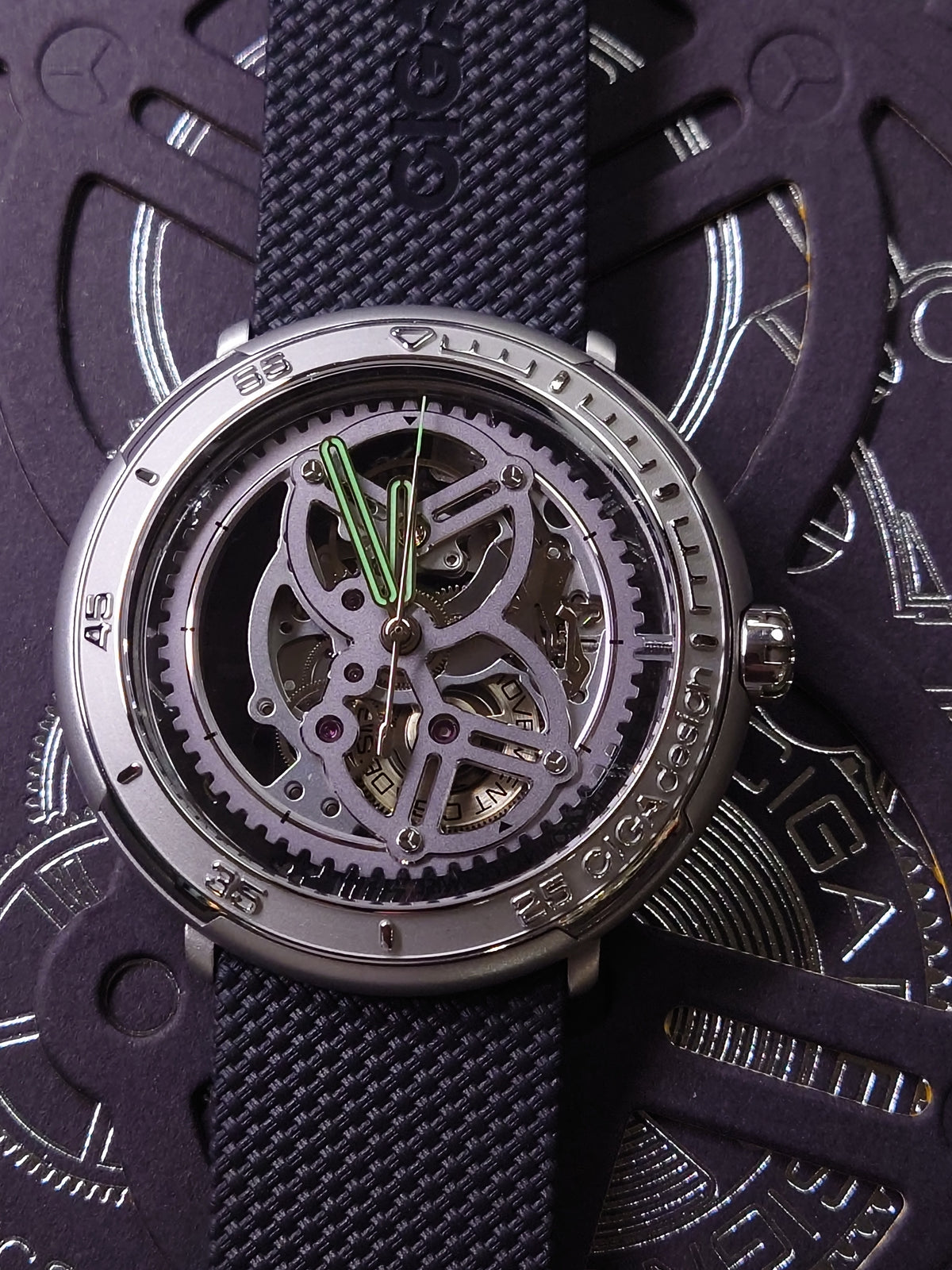 CIGA design Vector Automatic Watch - stainless steel case V011-SISI-6B