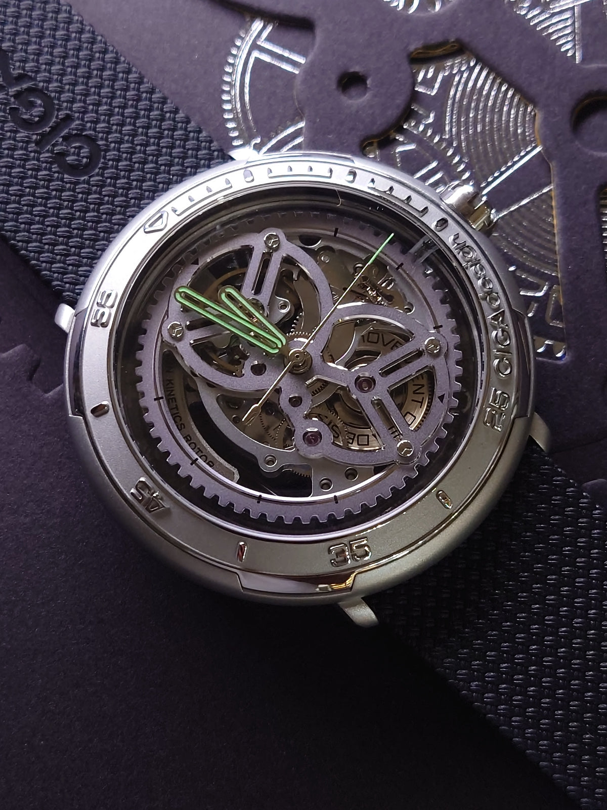 CIGA design Vector Automatic Watch - stainless steel case V011-SISI-6B