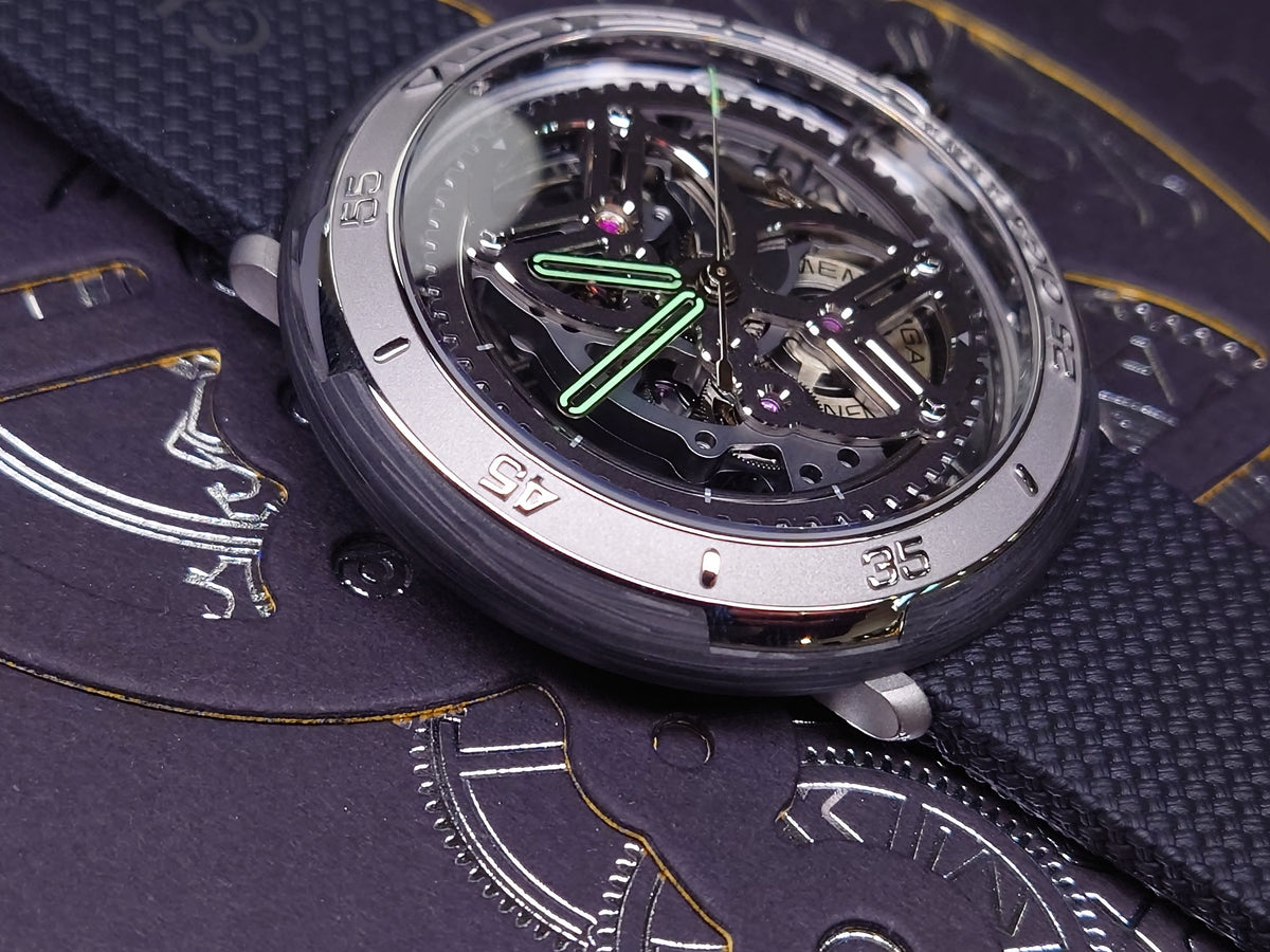 CIGA design Vector Automatic Watch - Carbon case V011TCGR-6B