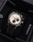 Boderry ASYMMETRY - Mechanical Chronograph with Domed Sapphire Crystal | Khaki M01-01