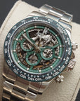 Bonest Gatti Carbon Fiber Bezel Skeleton Multi-function Mechanical Watch - Day, Month, 24-hour. BG8019-S1