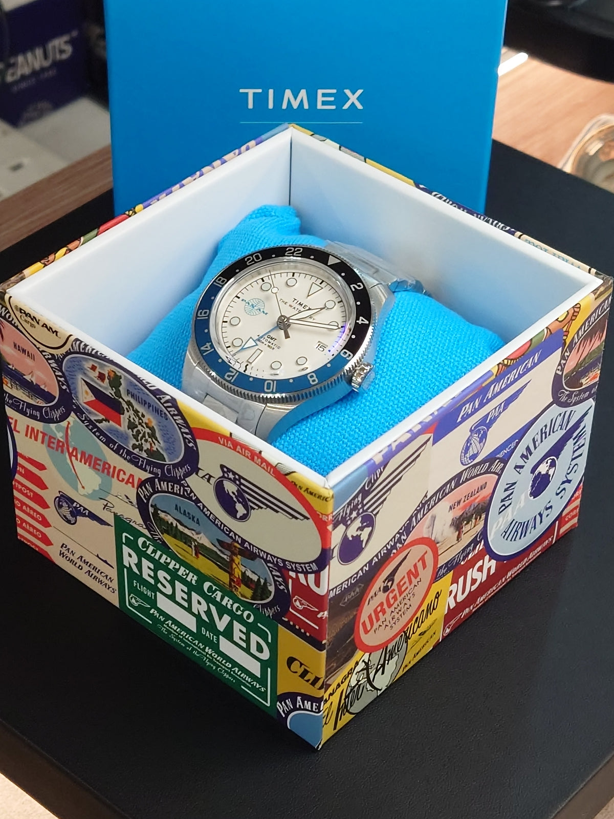 Timex The Waterbury Heritage Pan Am GMT Automatic Watch - TW2Y943