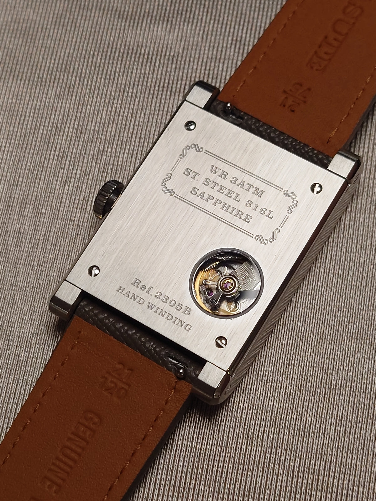 Farasute Jumping Hour Hand Winding - 2305B salmon