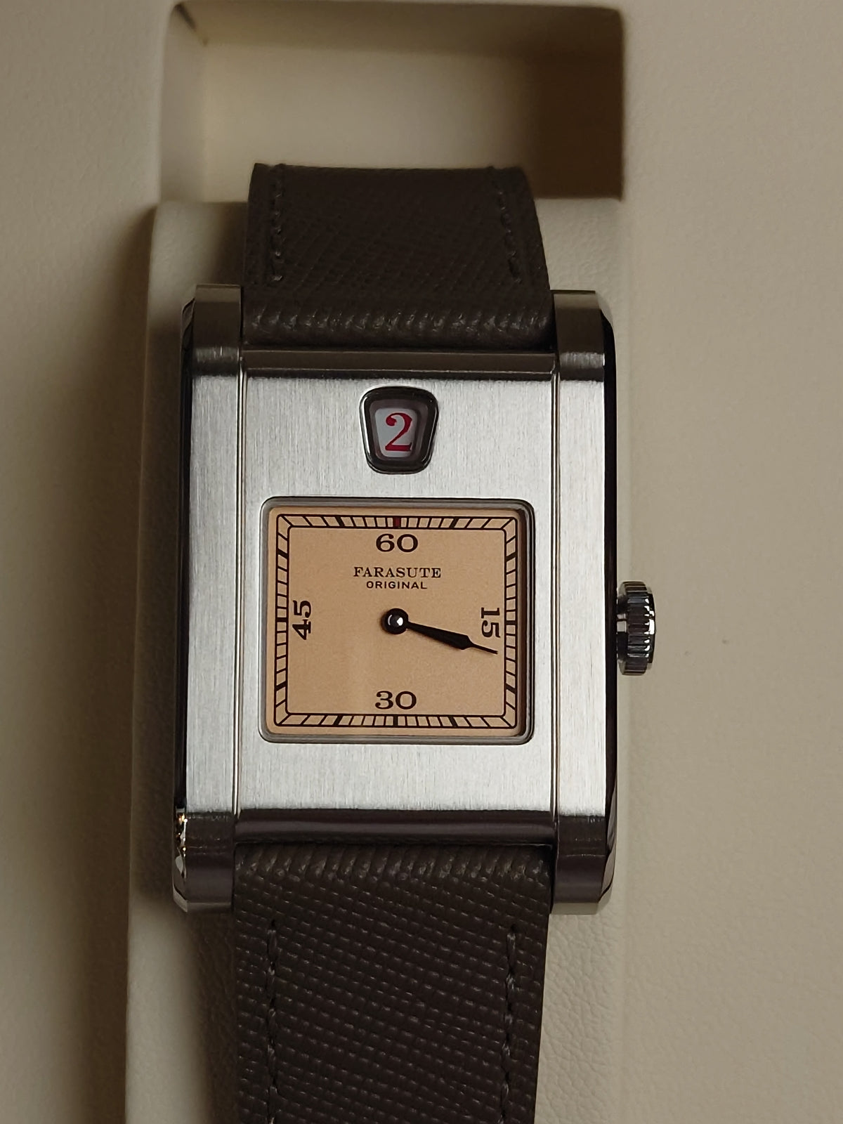 Farasute Jumping Hour Hand Winding - 2305B salmon