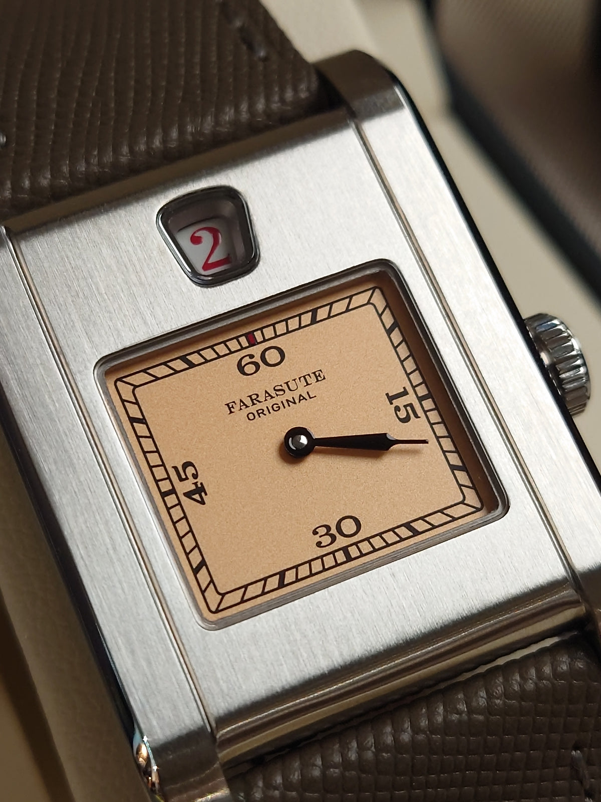 Farasute Jumping Hour Hand Winding - 2305B salmon