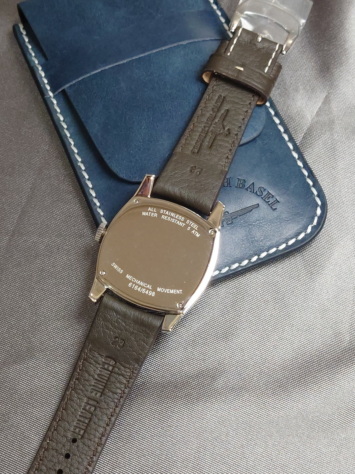 Swiss Zeno-Watch Basel Retro Carre Winder Manual Winding Watch 6164-6-a1