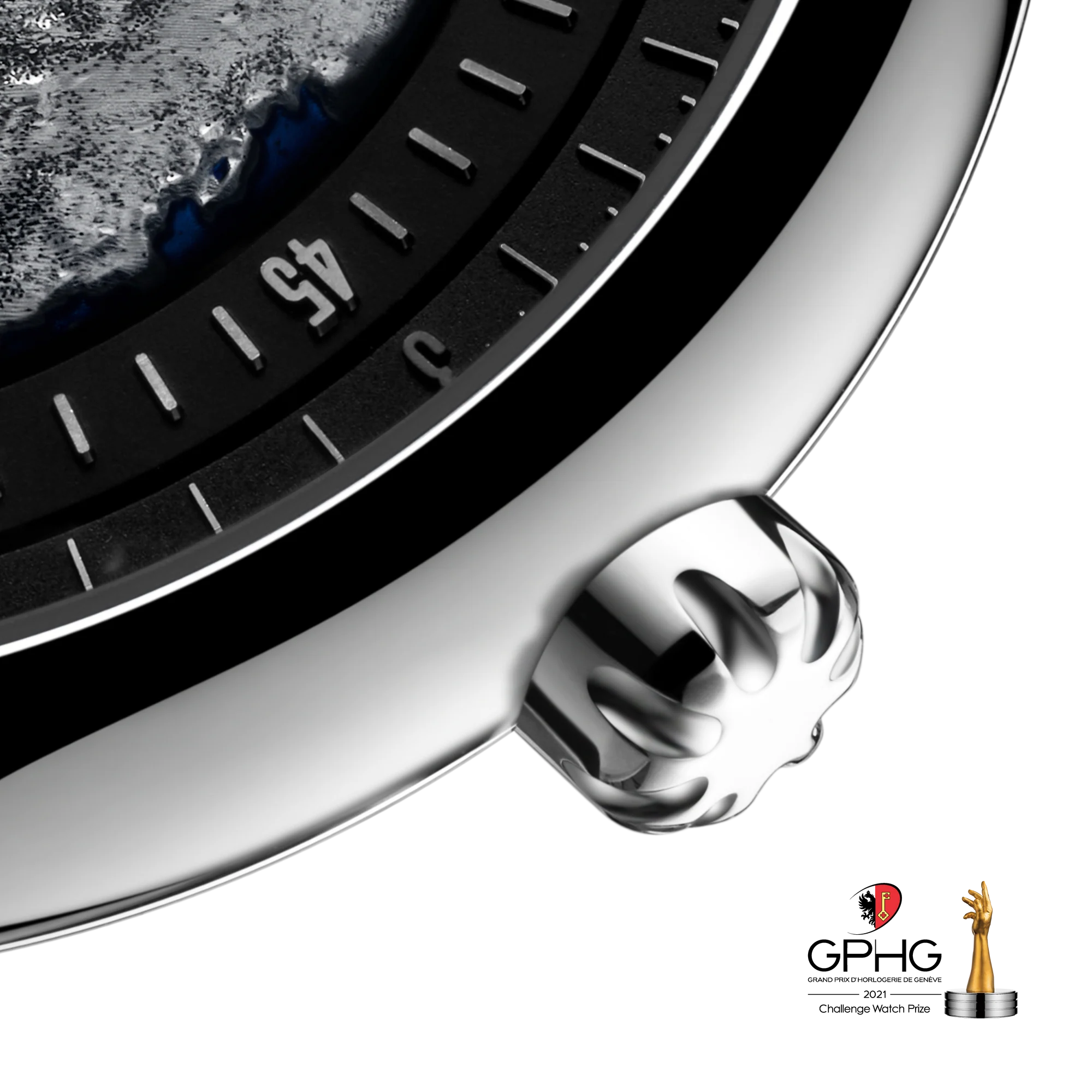 crown CIGA design MECHANICAL WATCH BLUE PLANET II