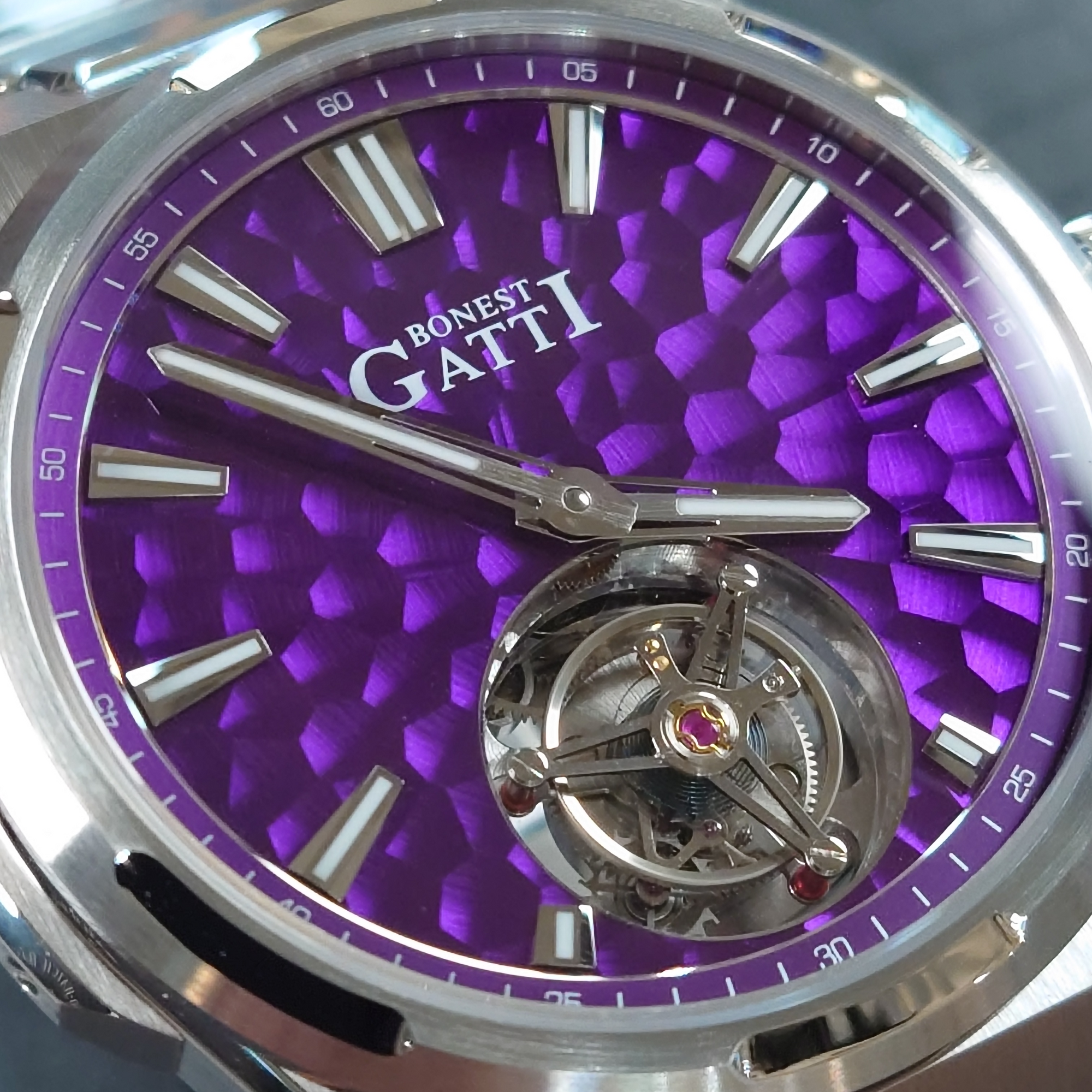 Bonest Gatti 現貨發售 自動陀飛輪套裝送皮帶及膠帶- BG7005-S3