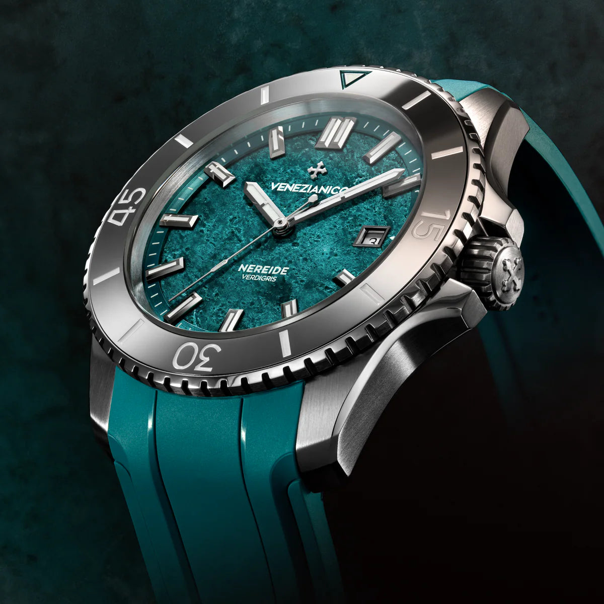 Venezianico Nereide Verdigris 銅綠錶面潛水錶 - 4521549