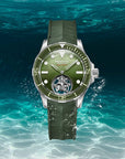 Peacock HAIYI Tourbillon Watch Diver [Limited Edition] -  PFG0601.01 Green