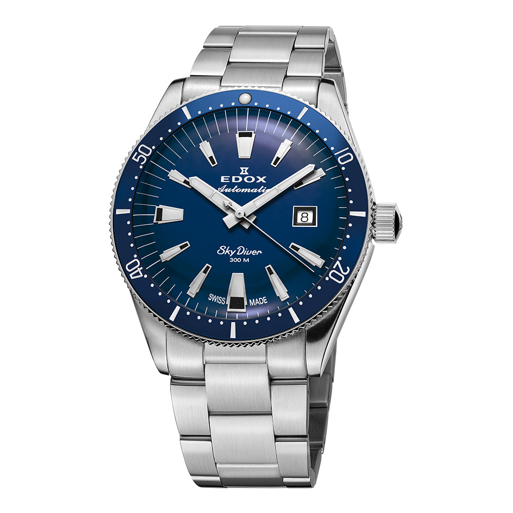 EDOX Skydiver 38 Date 自動錶 80131 3BUM BUIN