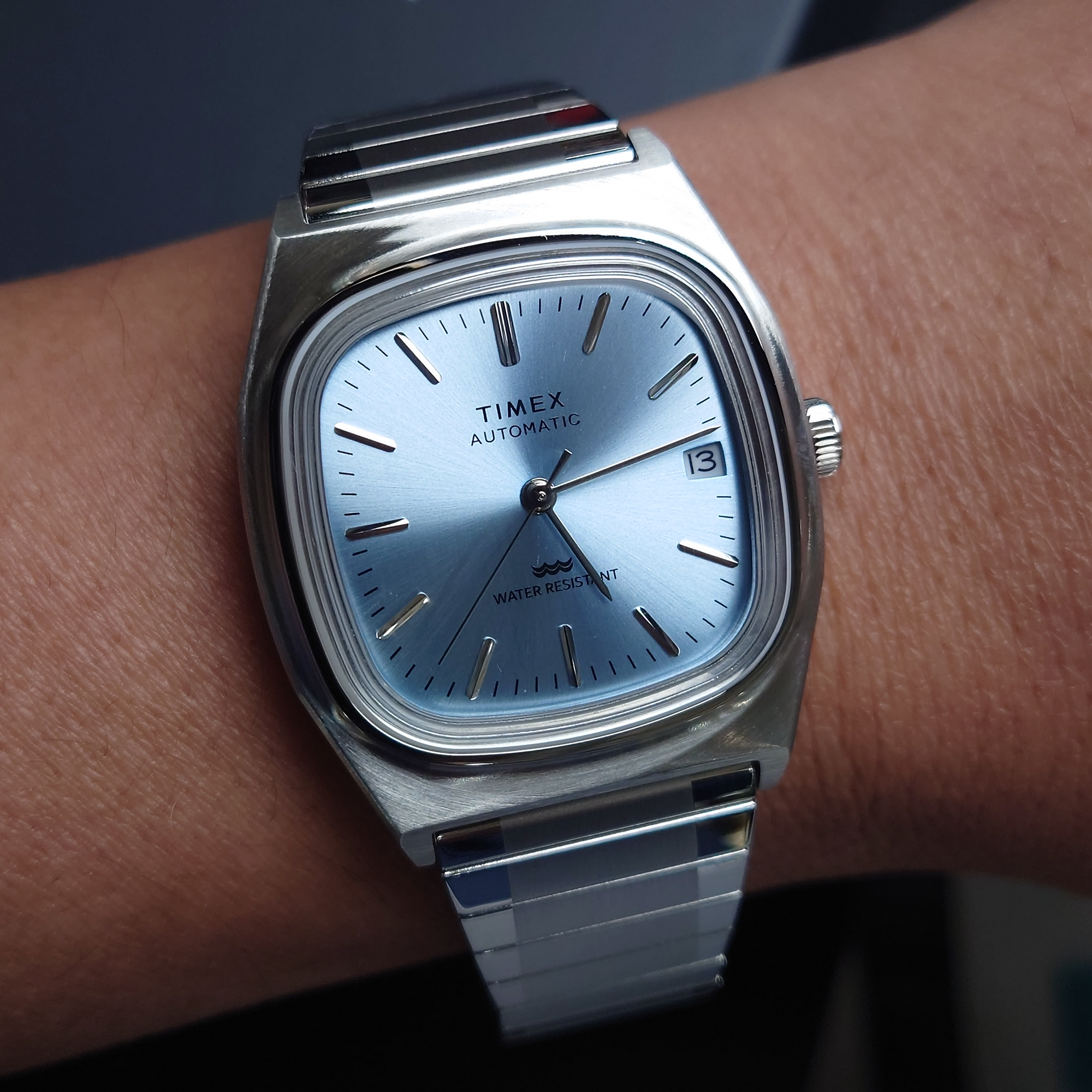 timex automatic 1983 e-line reissue dress watch The Always Sold-Out Cult Timex Automatic 1983 E Line Reissue is Finally Back In Stock (For Now)