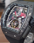 Bonest Gatti 現貨發售 酒桶形夜光碳纖維自動錶 斯巴達勇士-BG9009-R2 Black