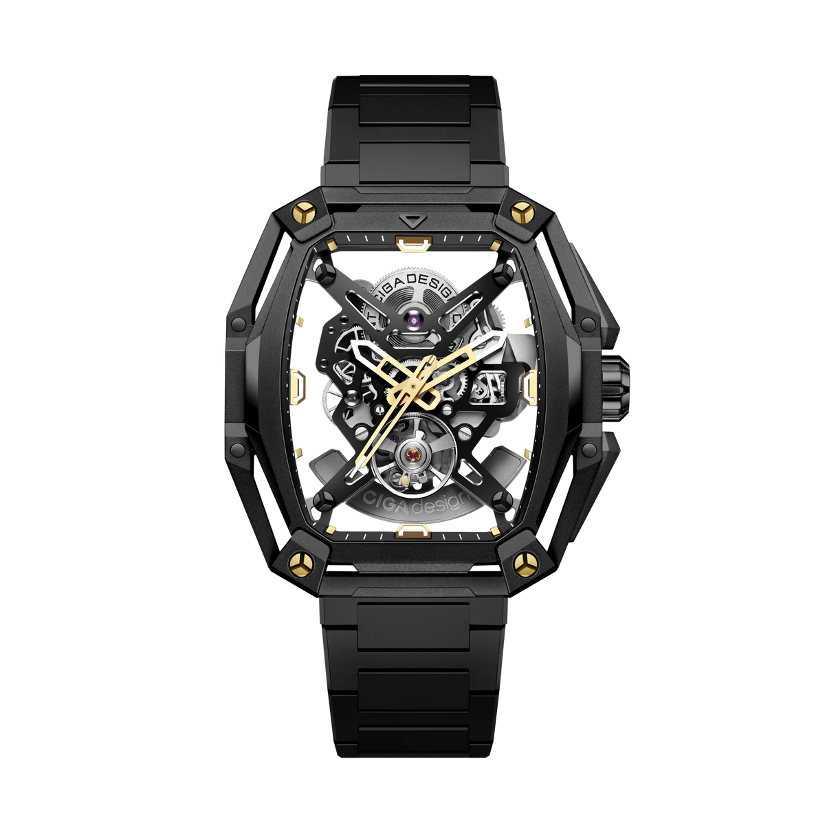 Ciga Design - Hunter Steel Automatic - Z035-BB02-W1B Black Gold