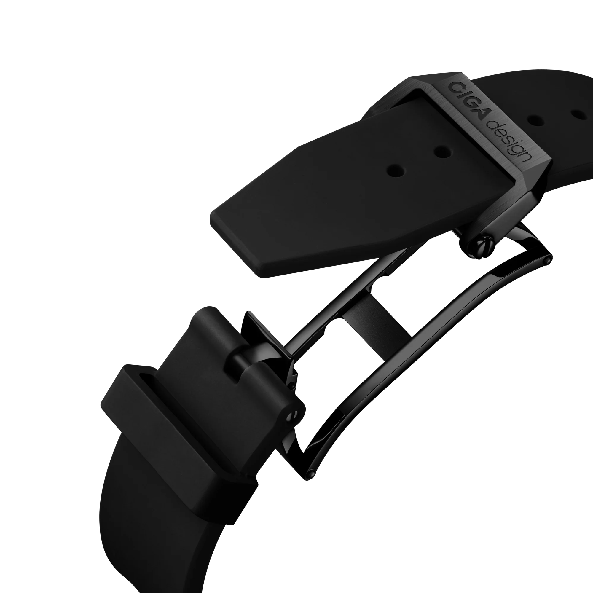buckle CIGA design X LABEL NOIR AUTOMATIC WATCH BLUE PLANET II · BLACK STAR EDITION