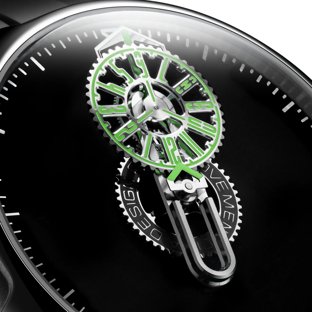CIGA design AUTOMATIC WANDERING HOUR WATCH · TIME CIPHER - T021-SISI-6B Silver