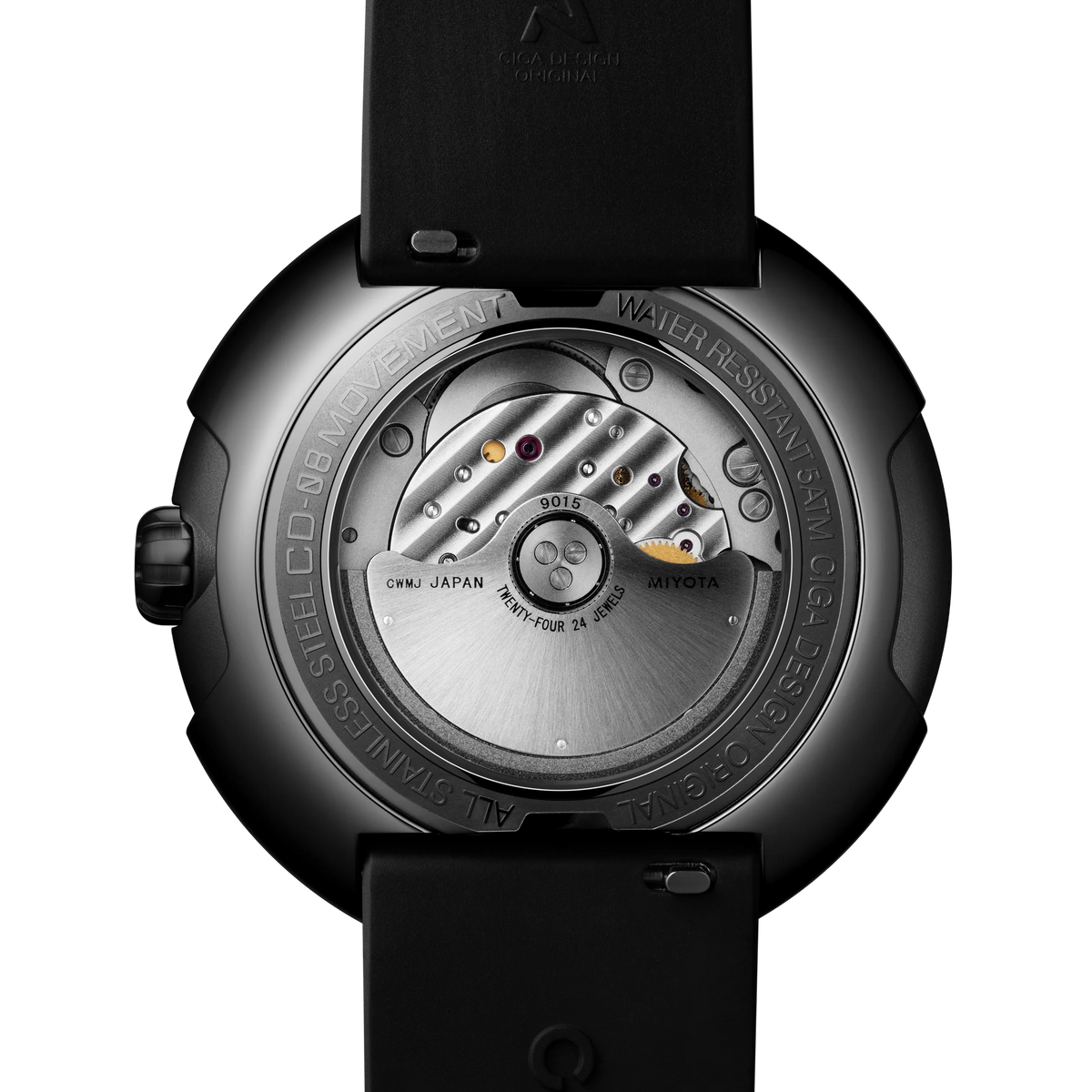 CIGA design AUTOMATIC WANDERING HOUR WATCH · TIME CIPHER - T021-SISI-6B Silver
