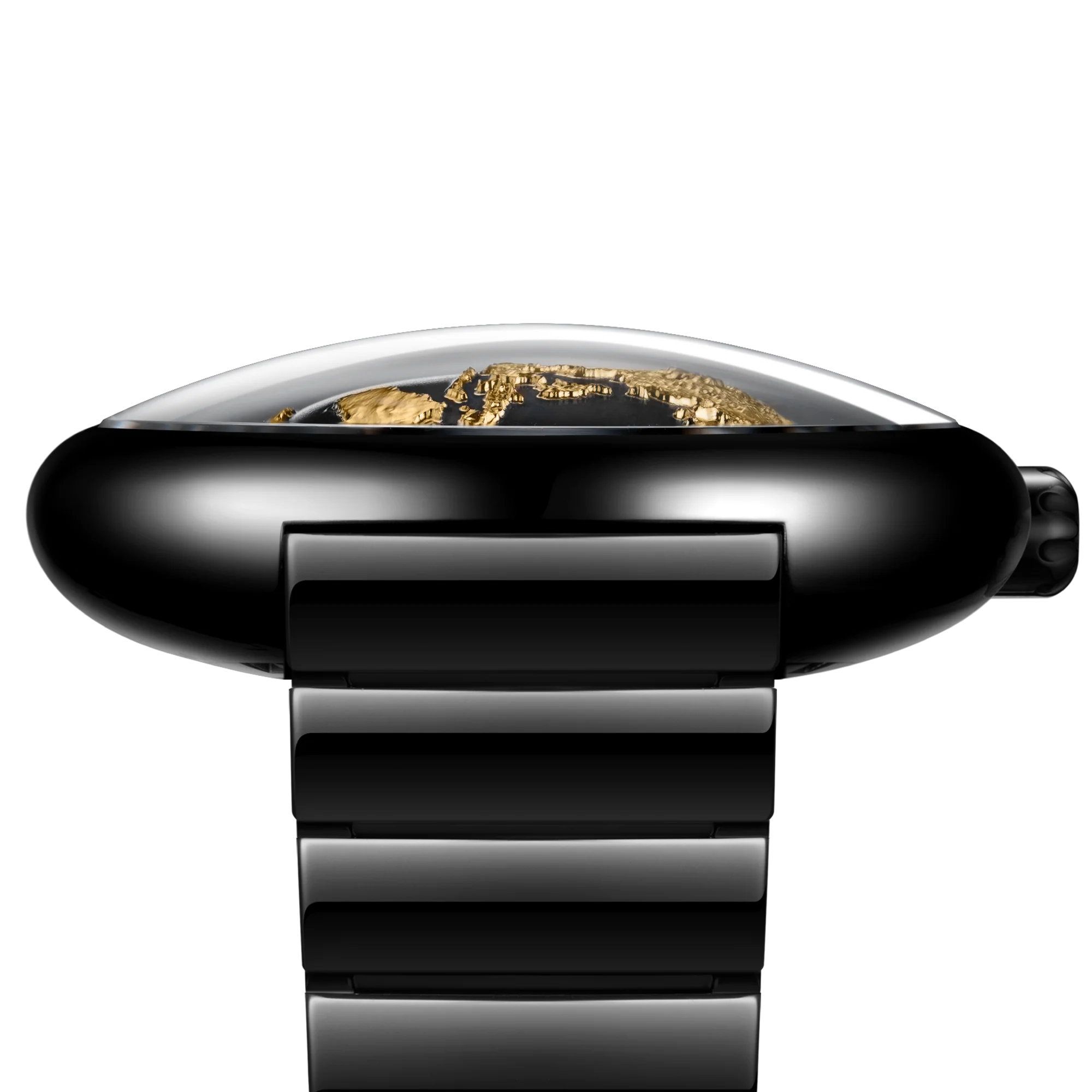 side view CIGA design MECHANICAL WATCH BLUE PLANET II · GILDED AGE
