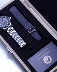 Aquatico Sea Dragon Tritium T100氣燈 潛水機械錶  Grey Dial