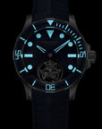 Peacock HAIYI Tourbillon Watch Diver [Limited Edition] - 孔雀海翼陀飛輪潛水錶 [限量版] - PFG0601.01 Green