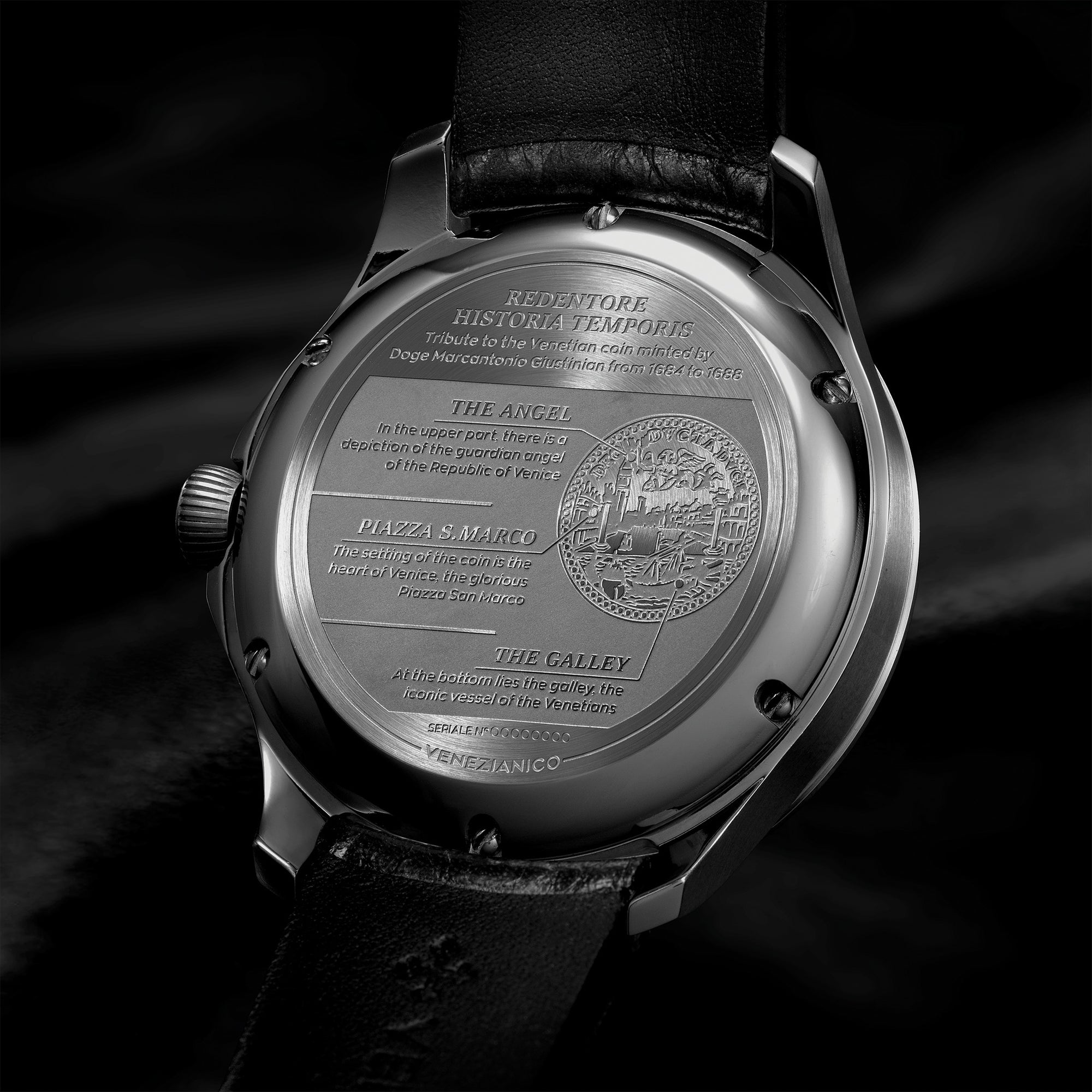 Venezianico Redentore Historia Temporis 40mm 古錢幣自動錶 1221520