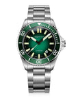 Aquatico Super Ocean Tritium T100 氣燈 潛水機械錶 Green Dial
