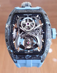 Bonest Gatti 現貨發售 酒桶形碳纖維自動陀飛輪手錶 BG7003-R4 BE