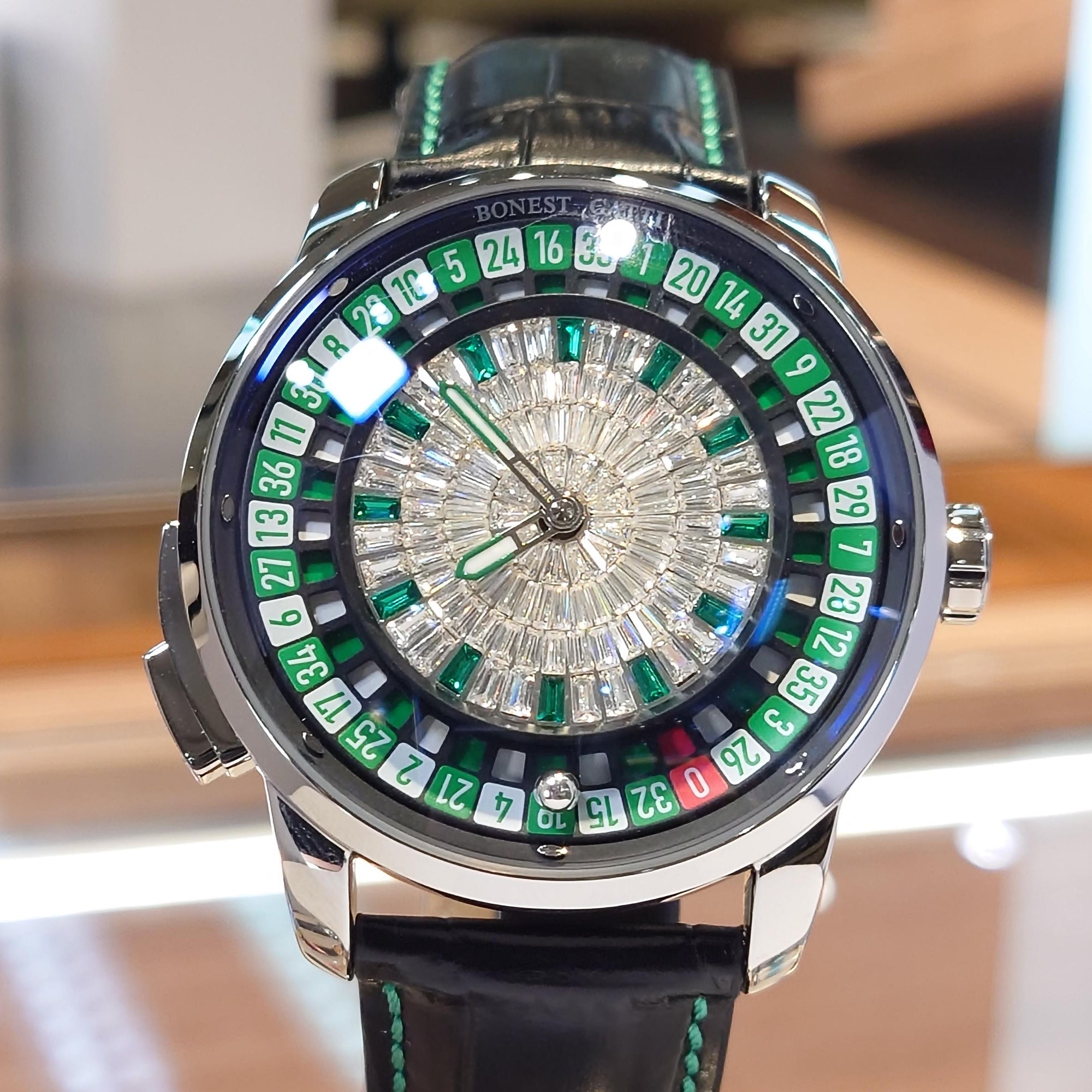 Bonest Gatti 現貨發售 輪盤自動錶 BG8004-L3 Green