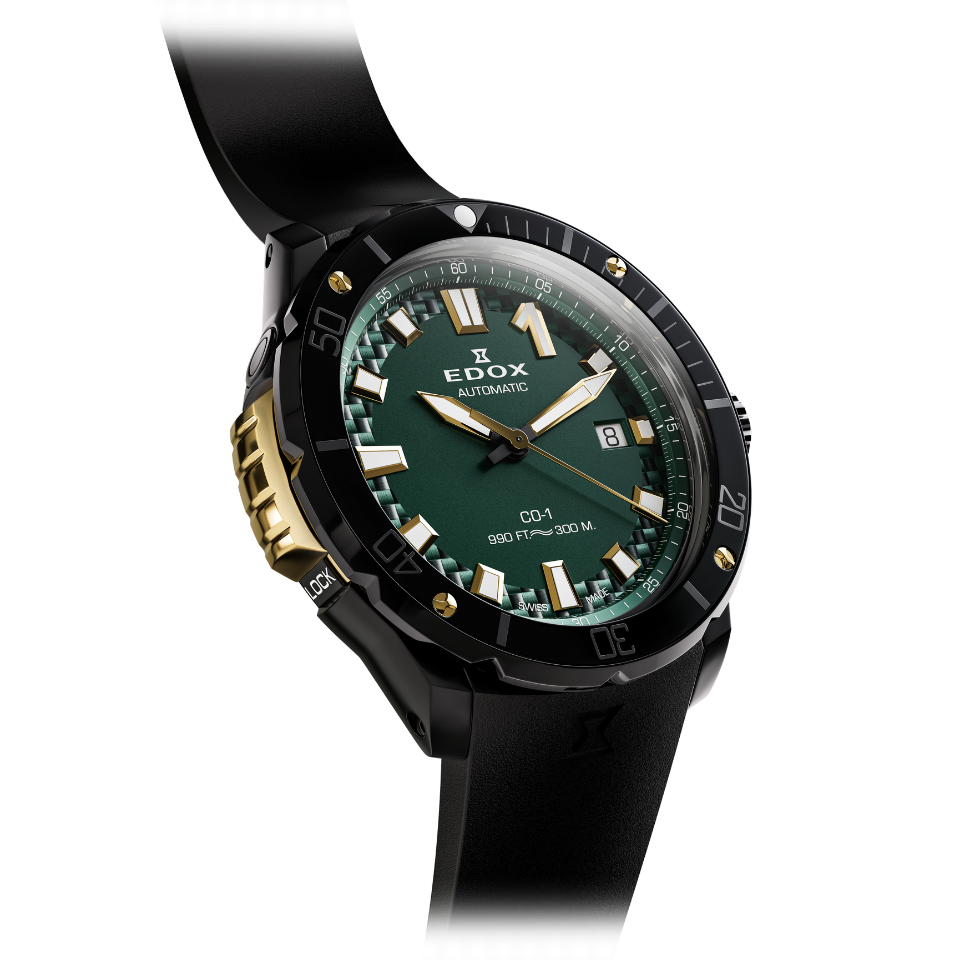 EDOX CO1 Date Automatic - 80137-37ND-CAVD