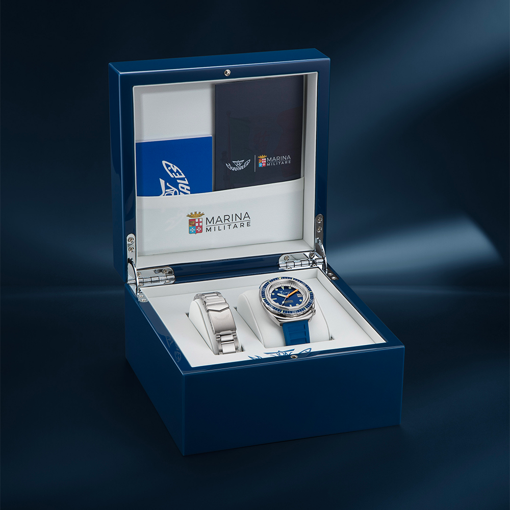 boxset Squale 2001 Marina Militare Limited Edition Automatic - 2001MARINA.RBL