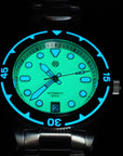 Signum cuda-steel-39mm-WHITE 全夜光自動錶 白色