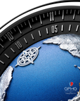 CIGA design MECHANICAL WATCH BLUE PLANET II ALTANTIC OCEAN - 46mm Titanium case - U039-TU01-W6U