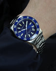 Aquatico Sea Dragon Tritium T100氣燈 潛水機械錶 Blue Dial