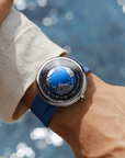 CIGA design MECHANICAL WATCH BLUE PLANET II ALTANTIC OCEAN - 46mm Titanium case - U039-TU01-W6U