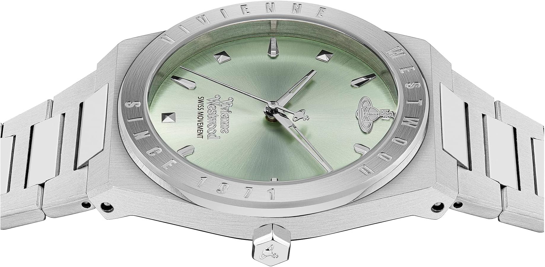 Vivienne Westwood Charterhouse 鋼帶手錶 VV244PGRSL
