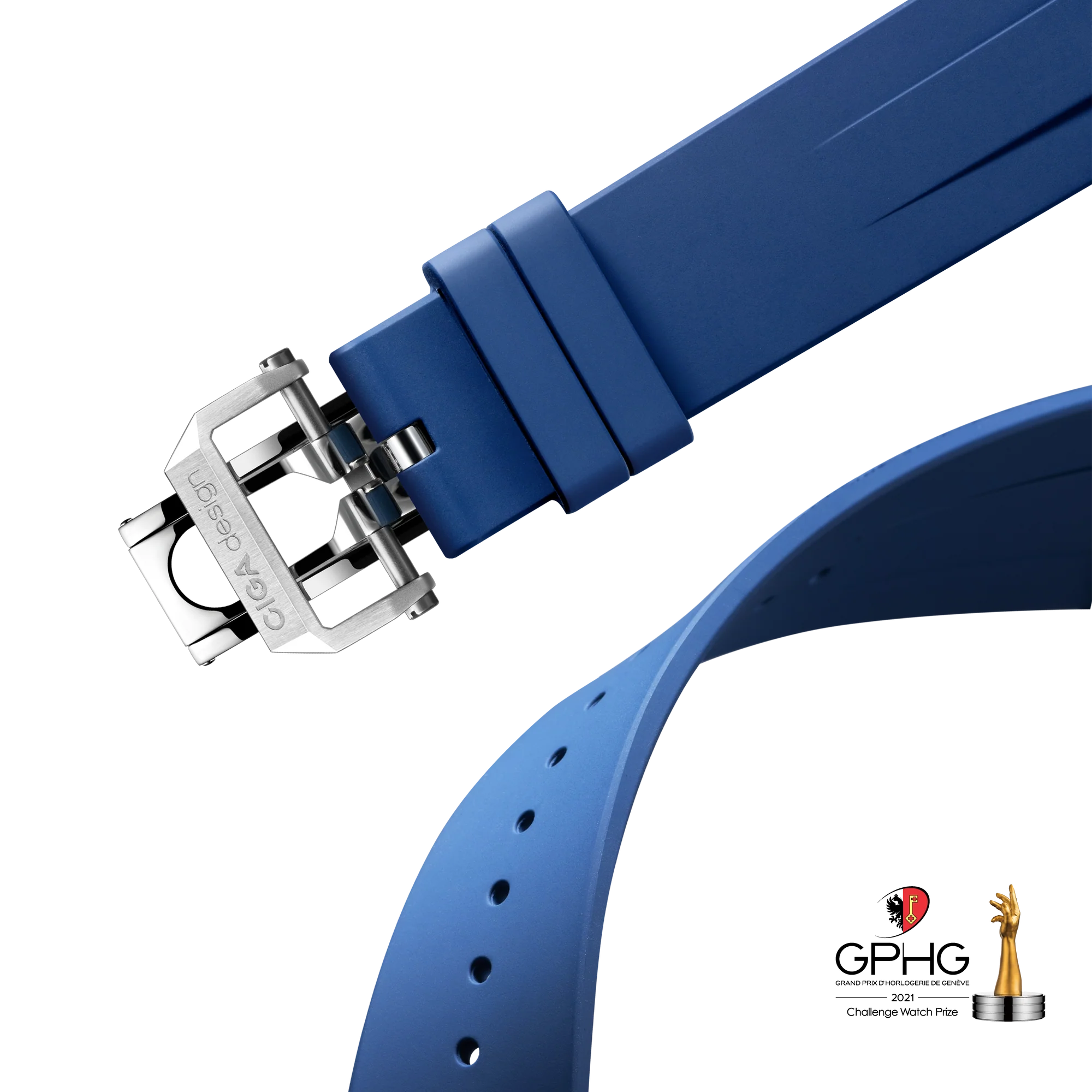 CIGA design MECHANICAL WATCH BLUE PLANET II ALTANTIC OCEAN - 46mm Titanium case - U039-TU01-W6U
