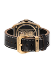 TACS ATL 復古黑金雙鏡頭自動錶 Automatic Twin Lens Retro 2002B 黑色皮帶