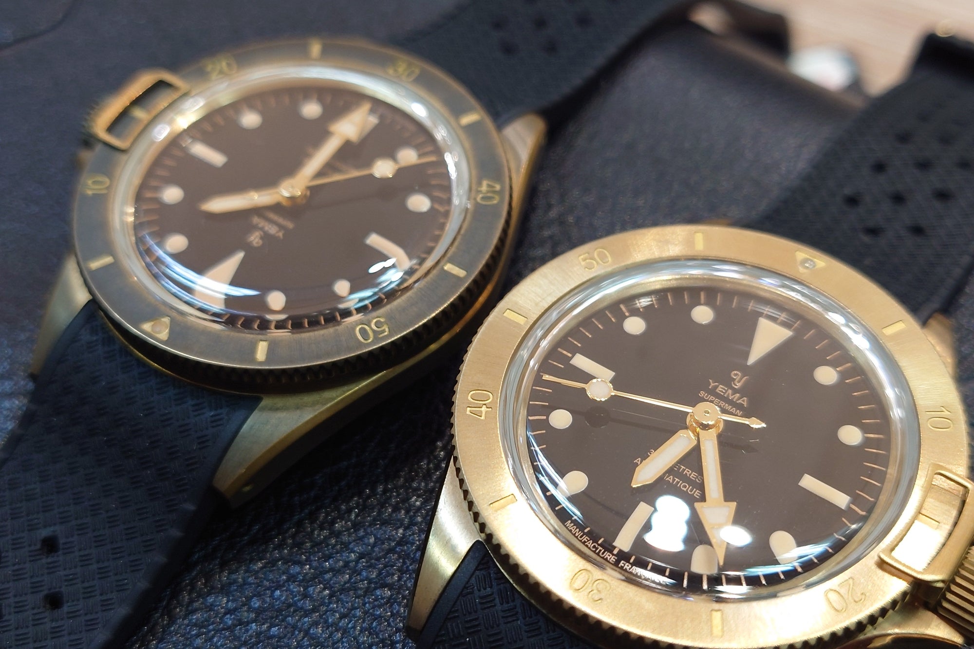 YEMA - Superman Bronze CMM.10 Black Limited Edition 39mm