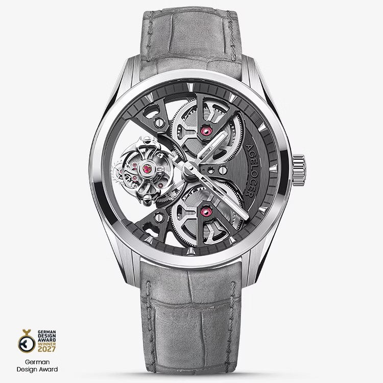 AGELOCER New In Free-sprung Balance 3D-Manta Tourbillon Watch -  9301A7SBK