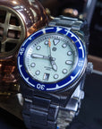 Signum cuda-steel-39mm-WHITE 全夜光自動錶 白色