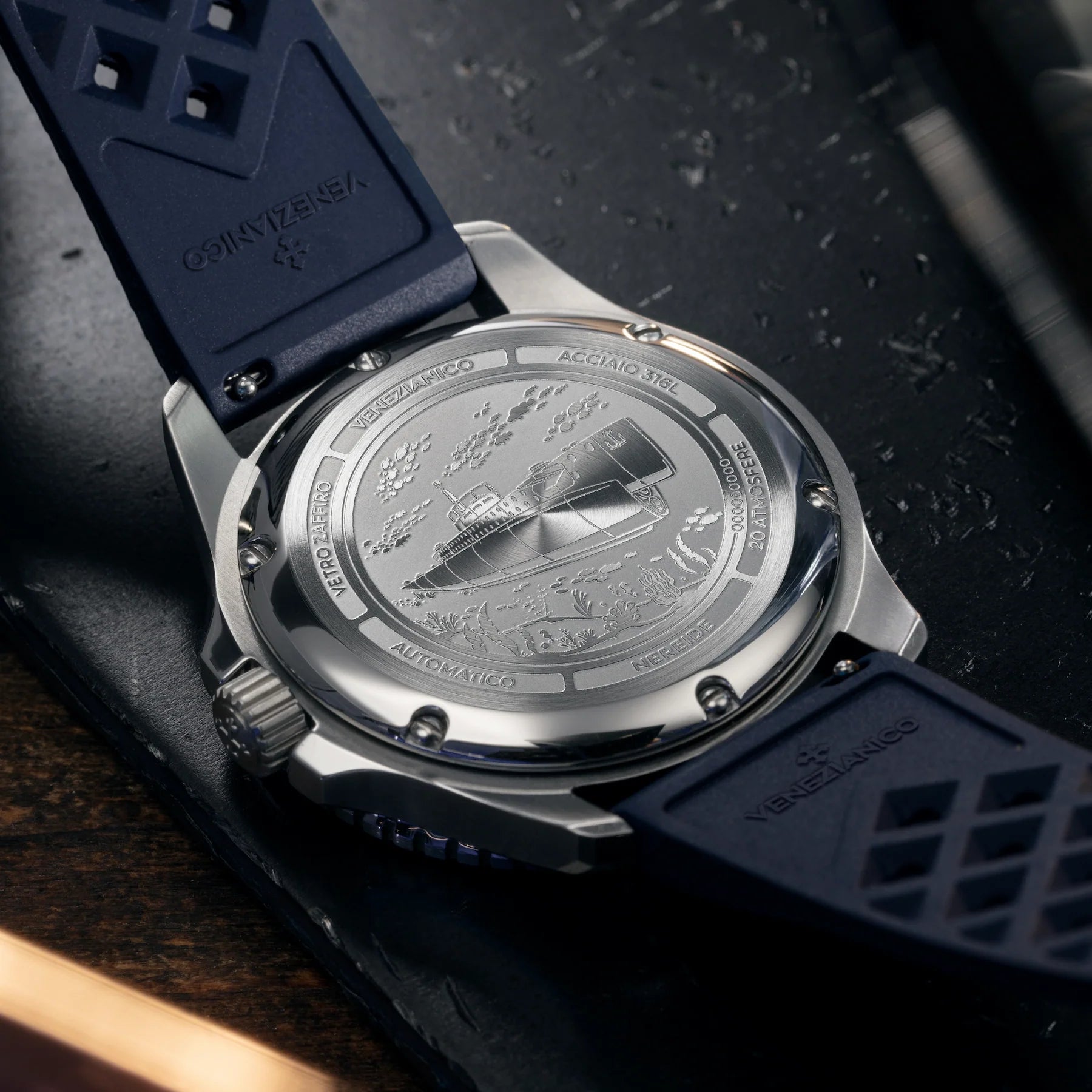 Venezianico Nereide Avventurina 39mm 砂金石鎢圈潛水錶- 3121551