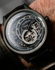 The Electricianz LED 夜燈半鏤空自動錶 Hybrid Mechanical Time Display 系列 E-Gun