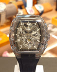 Bonest Gatti 酒桶形水晶多功能自動錶 BG6006-R2